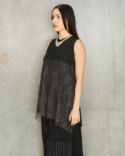 Noir Couture Lace Top