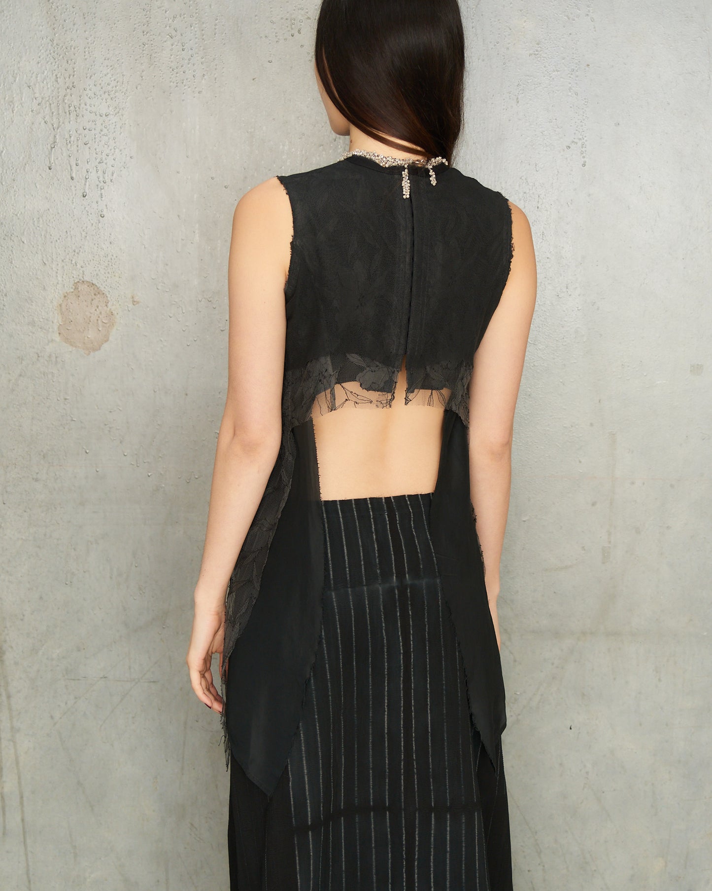 Noir Couture Lace Top