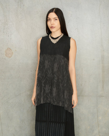 Noir Couture Lace Top