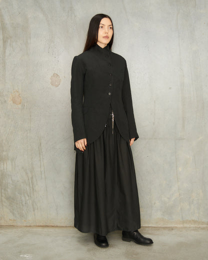 Noir Linen Tailored Blazer