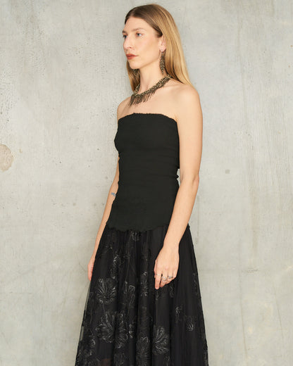 Noir Stretch Bustier