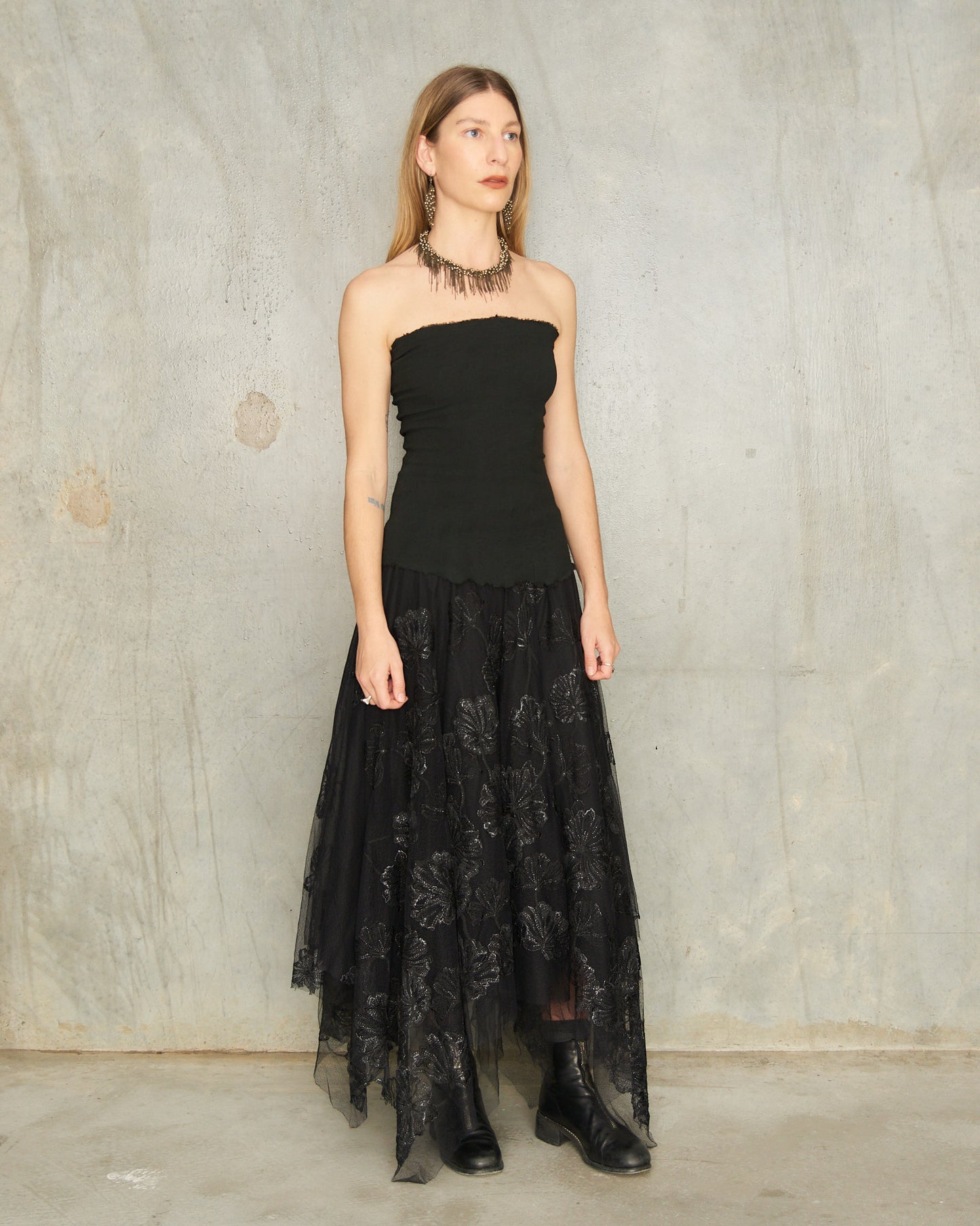 Noir Stretch Bustier