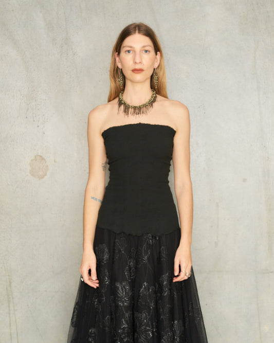 Noir Stretch Bustier