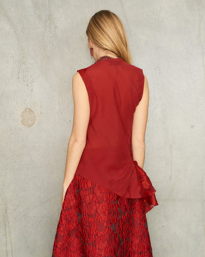 Scarlet Lace Top