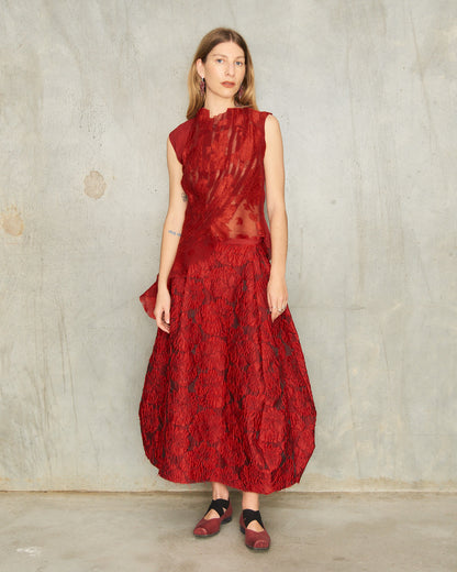 Scarlet Lace Top