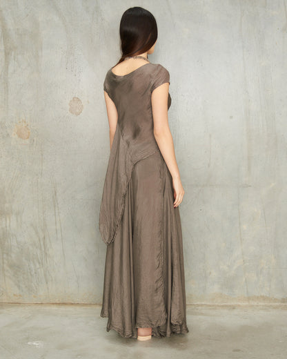 Zinc Silk Asymmetric Top