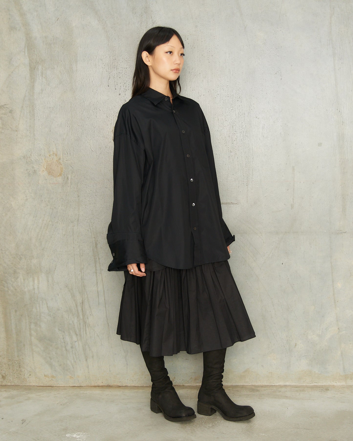 Black Biba Fold Up Shirt