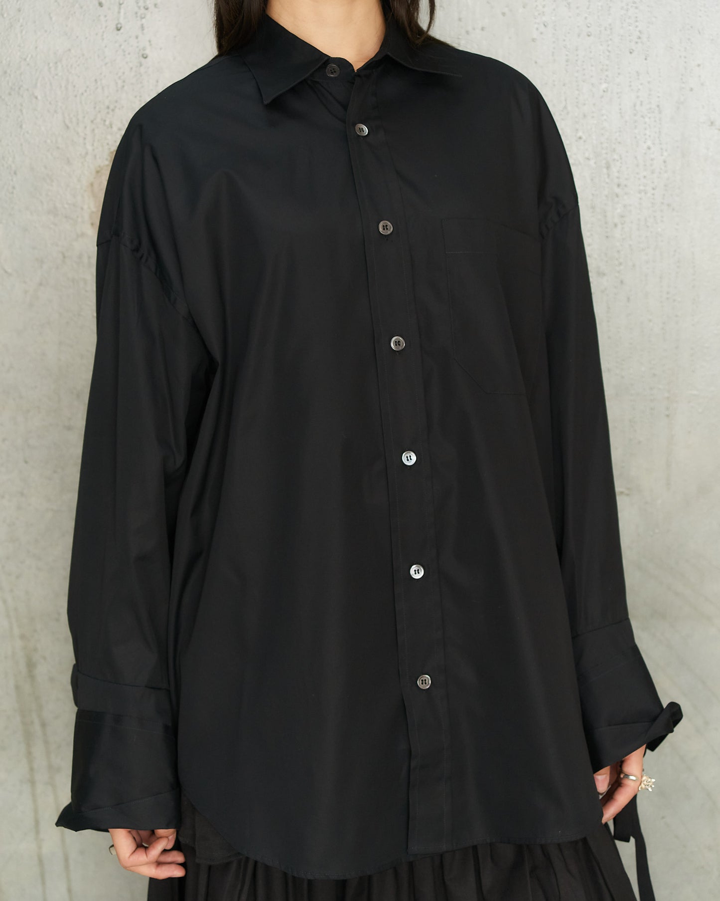 Black Biba Fold Up Shirt