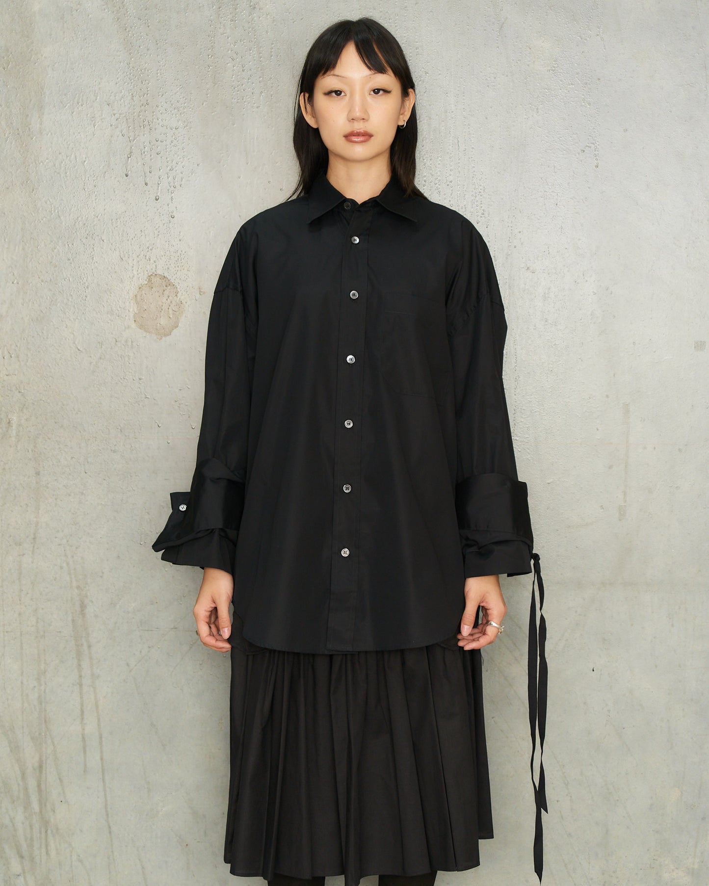 Black Biba Fold Up Shirt