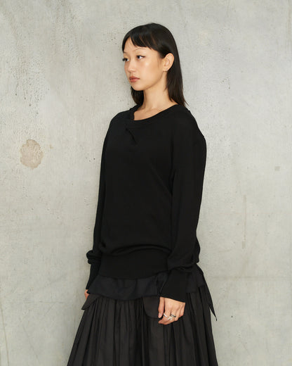 Black Blitz Wool Jumper