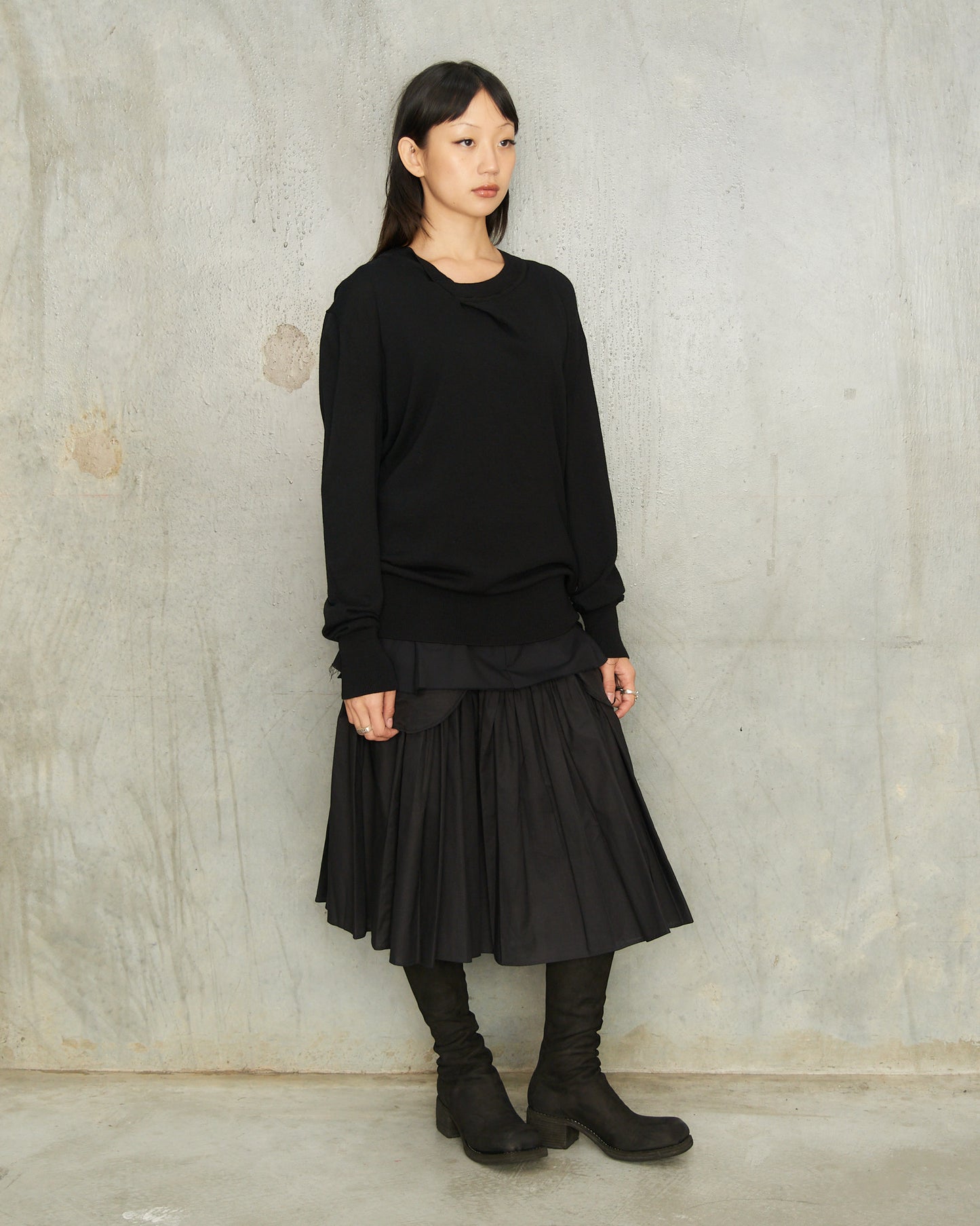 Black Blitz Wool Jumper