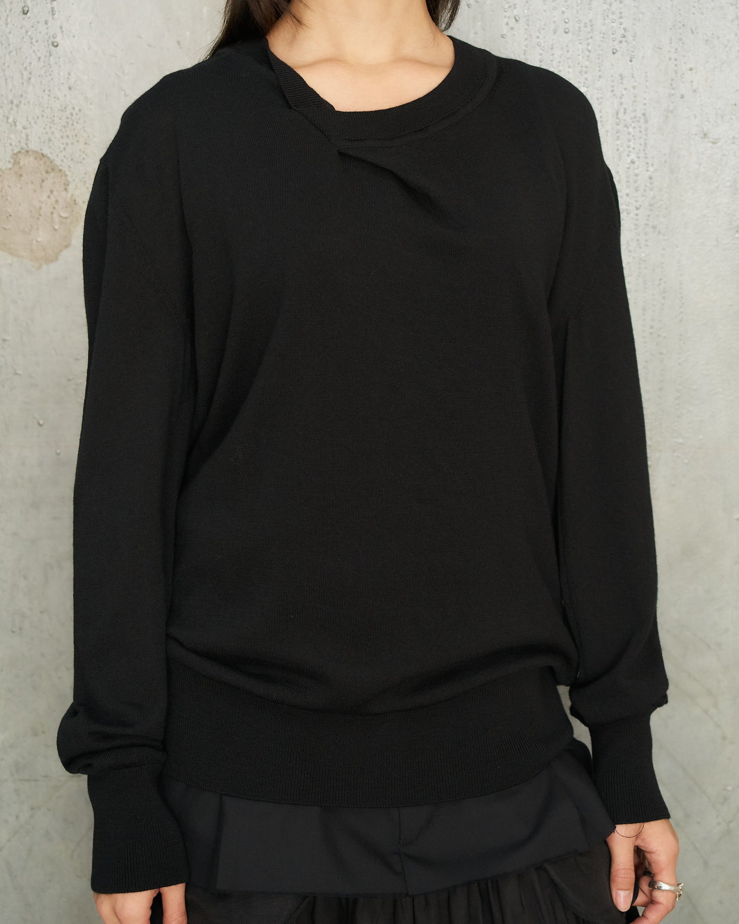 Black Blitz Wool Jumper