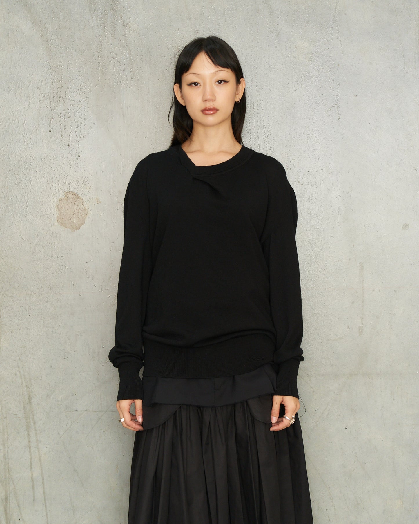 Black Blitz Wool Jumper