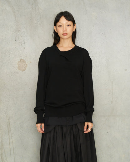 Black Blitz Wool Jumper