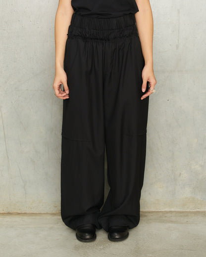 Black Jules Darted Trousers