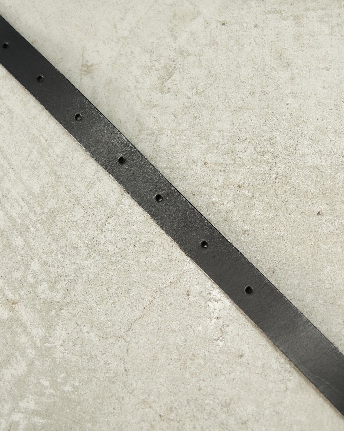 Black Leather Origami Belt