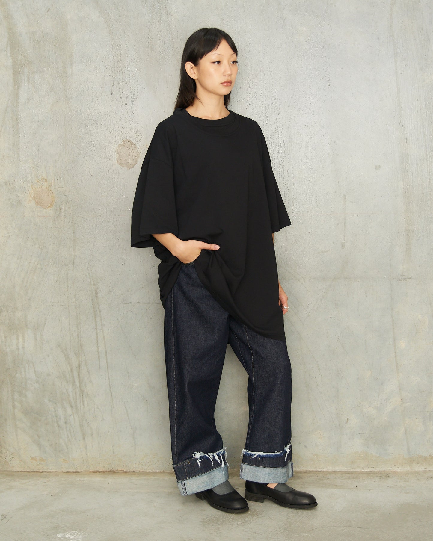 Black Ollie Oversized T-Shirt