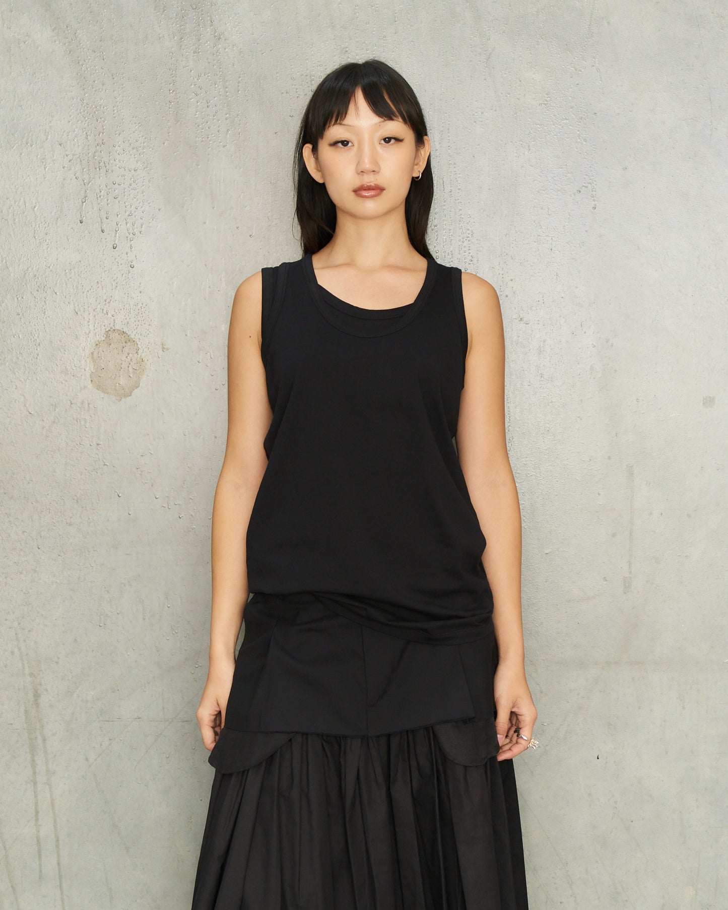 Black Twin Tank Top