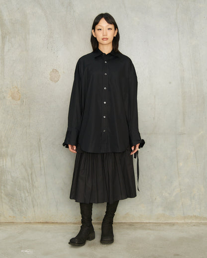 Black Twinning Layered Skirt