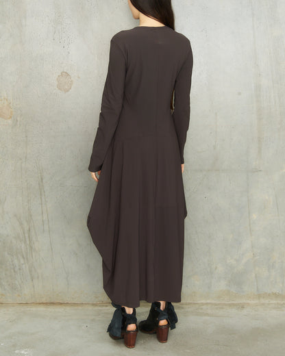 Marithé + François Girbaud Grape Long Sleeve Dress