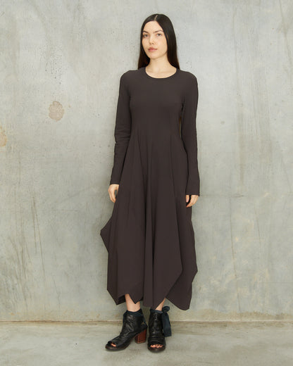 Marithé + François Girbaud Grape Long Sleeve Dress