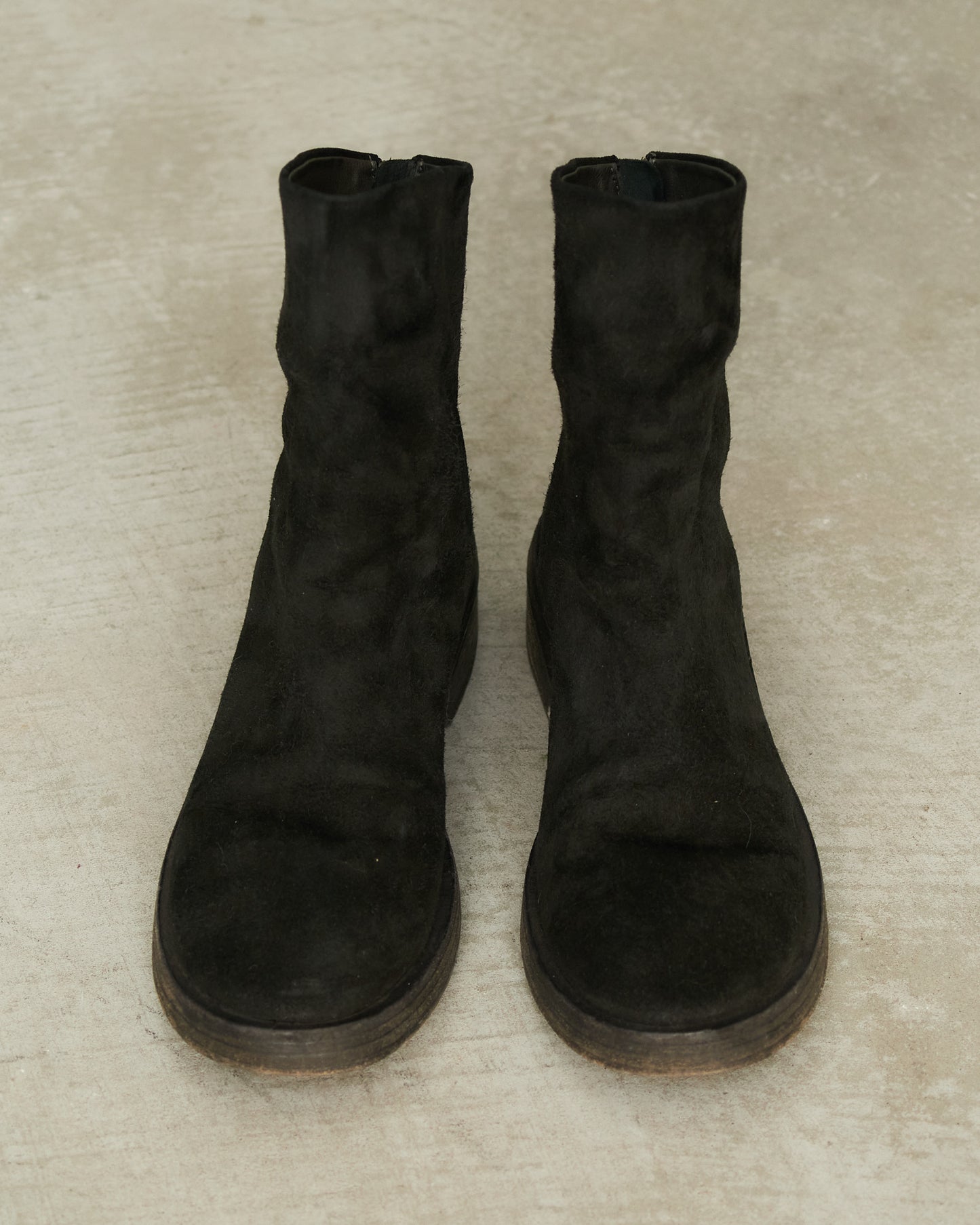 Marsell Black Suede Ankle Boots