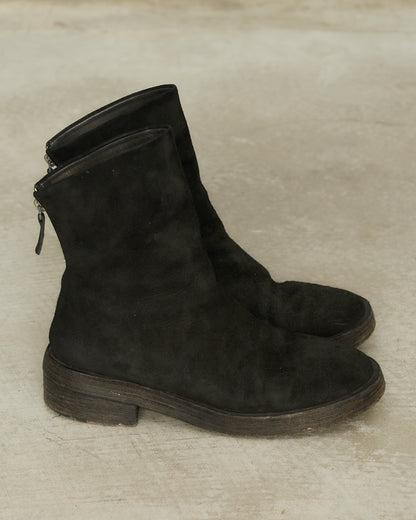 Marsell Black Suede Ankle Boots
