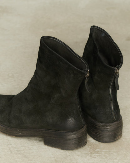 Marsell Black Suede Ankle Boots
