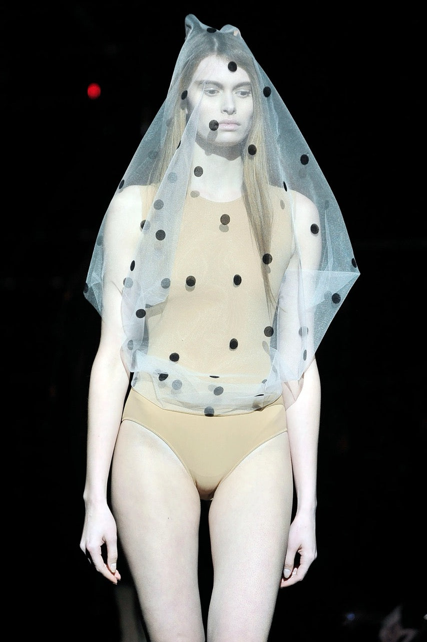 Maison Martin Margiela Beige Sleeveless Bodysuit