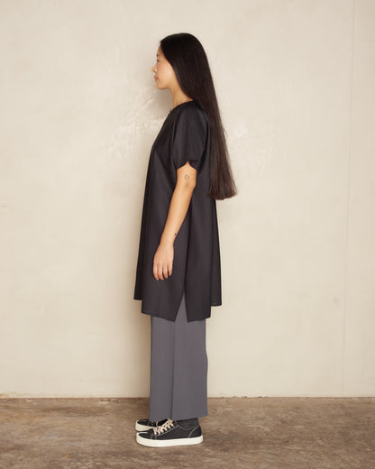Black A-Poc Top