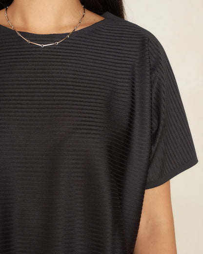 Black A-Poc Top