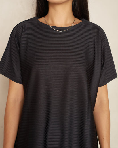 Black A-Poc Top