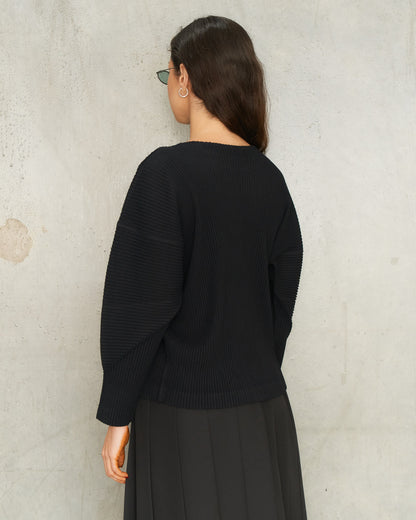 Black Fuwa Fuwa Long Sleeve Top