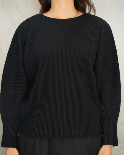 Black Fuwa Fuwa Long Sleeve Top