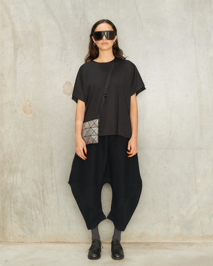 Black Fuwa Fuwa Tapered Pants