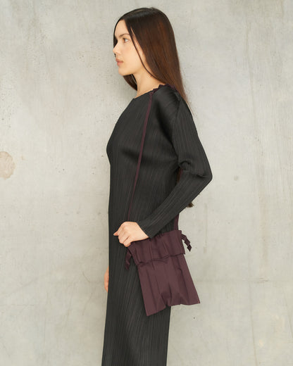 Bordeaux Fold Pleats Bag