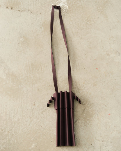Bordeaux Fold Pleats Bag