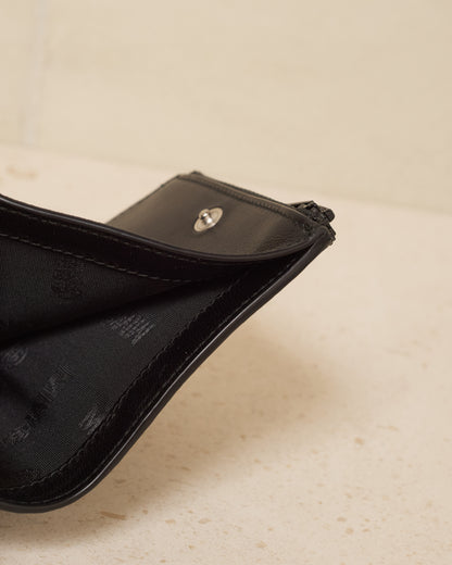 Black Flap Wallet