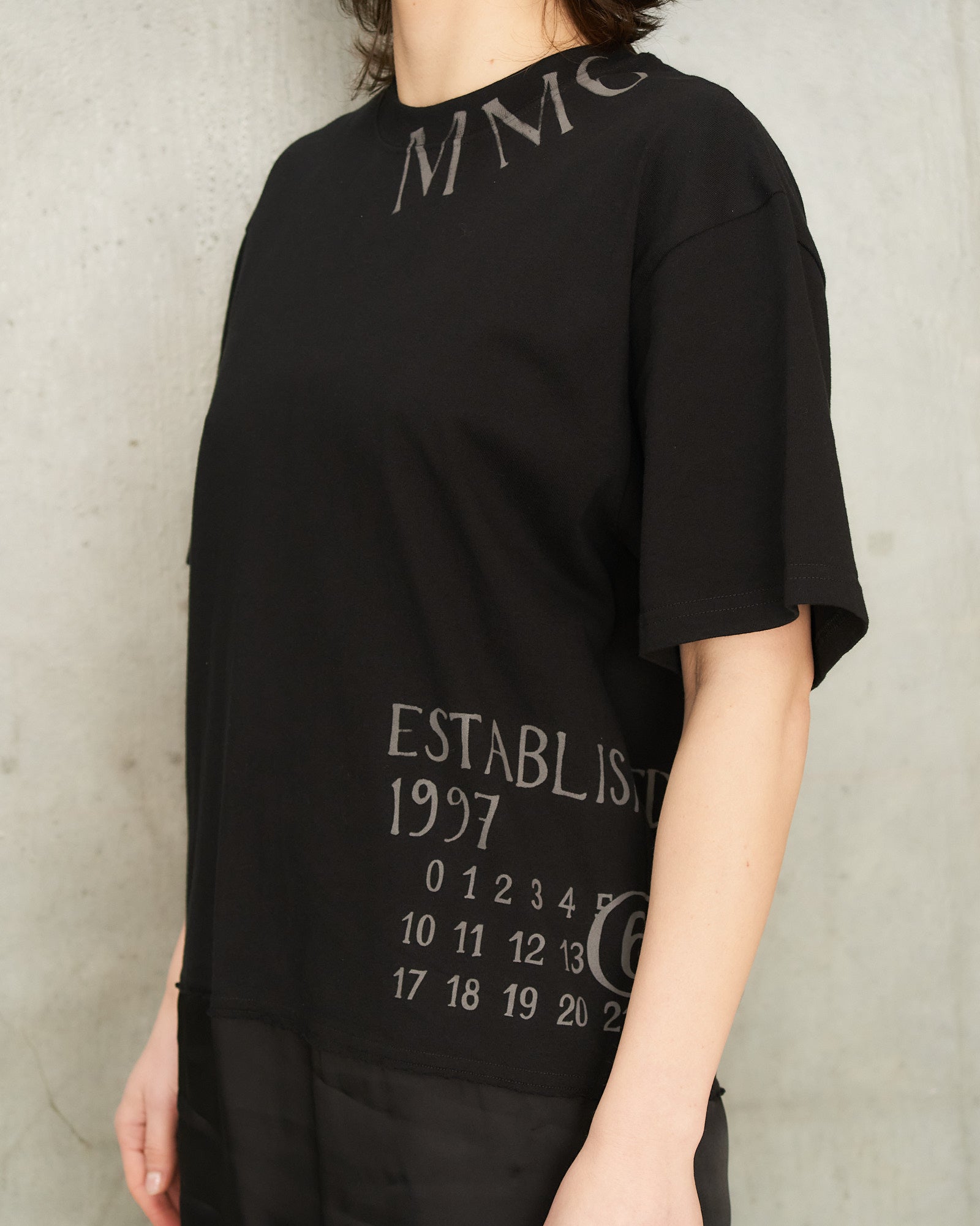 maison margiela t shirt dress MM6 Maison Margiela Belted Cotton T-shirt Dress | Black