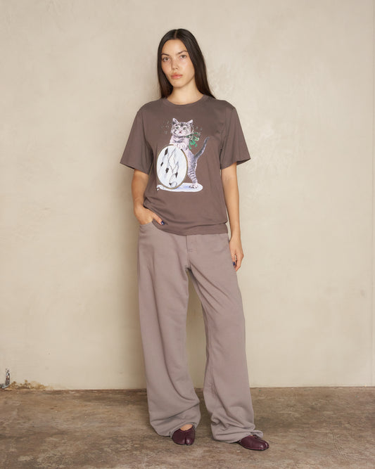 Brown Cat T-Shirt