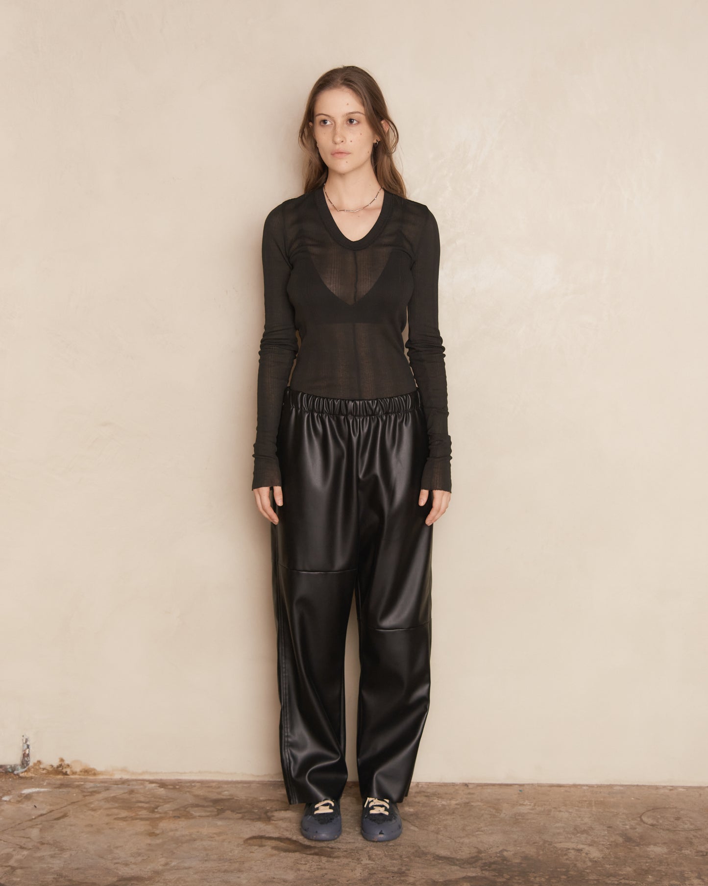 Black Easy Trousers