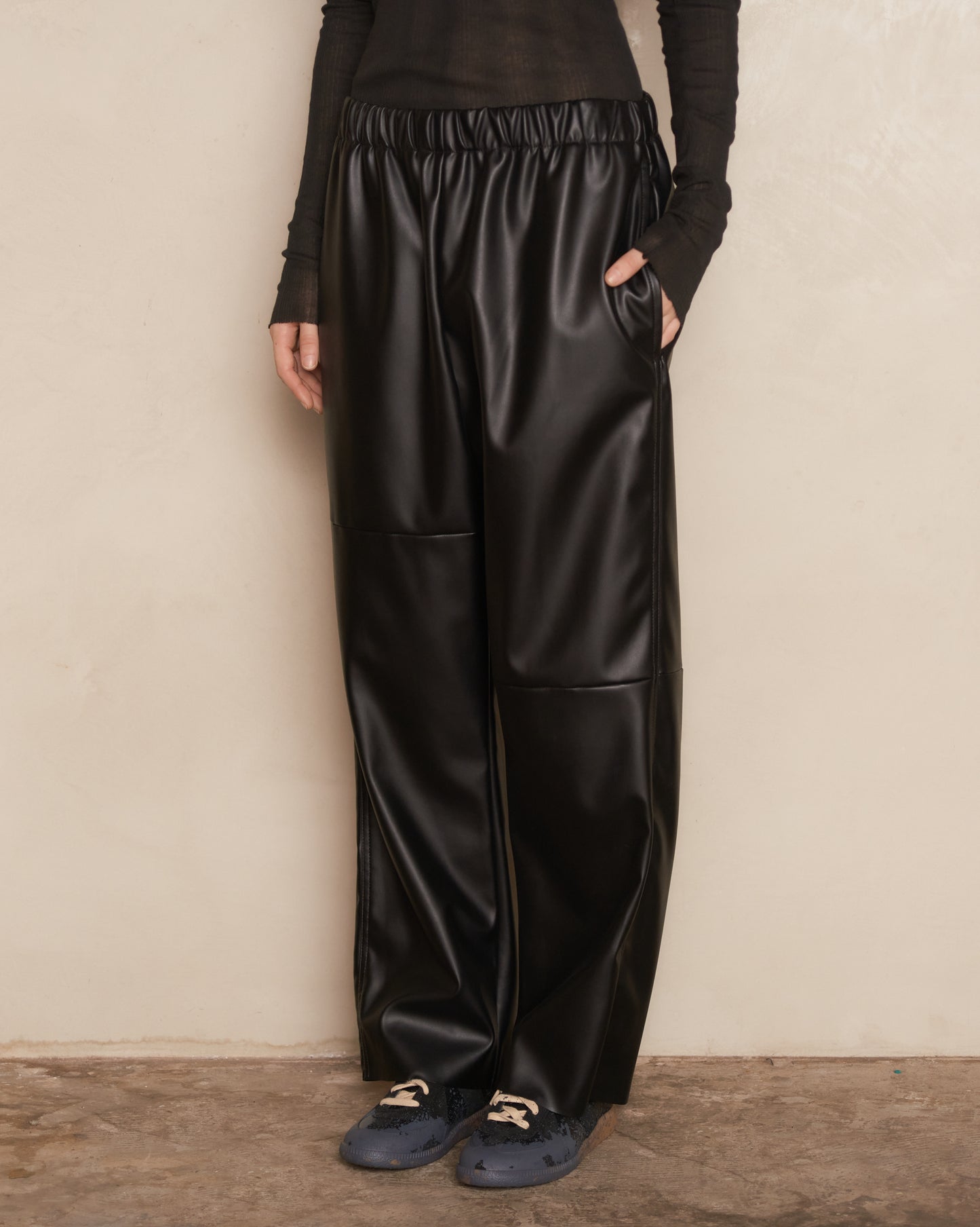 Black Easy Trousers