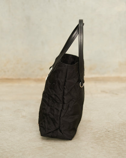 Black Numeric Mini Shopper Bag