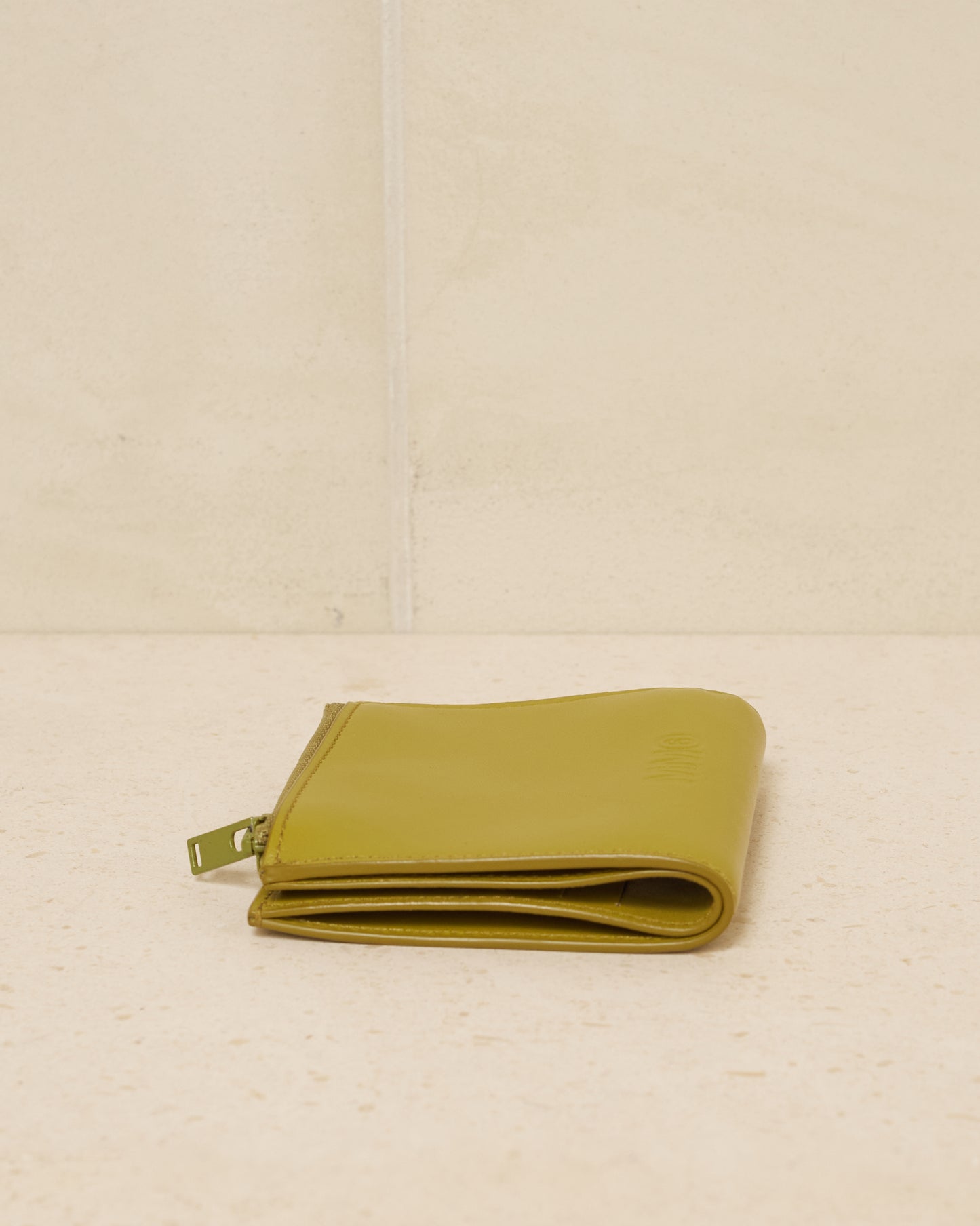 Olive Green Flap Wallet