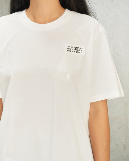 White Taped Logo T-Shirt