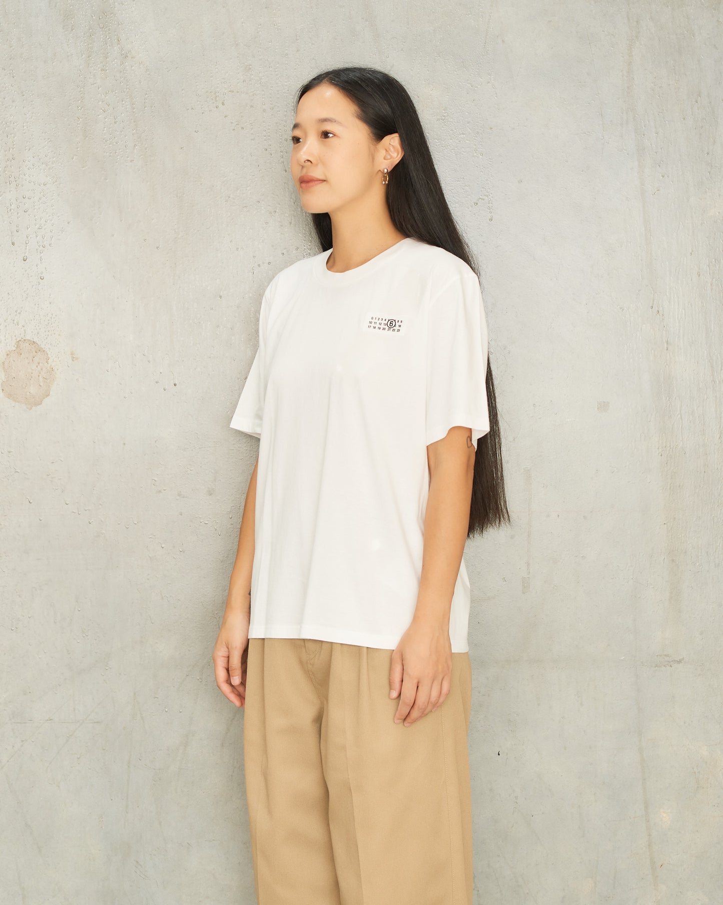 White Taped Logo T-Shirt