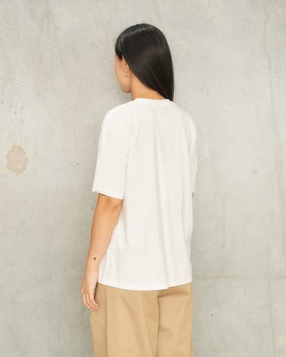 White Taped Logo T-Shirt