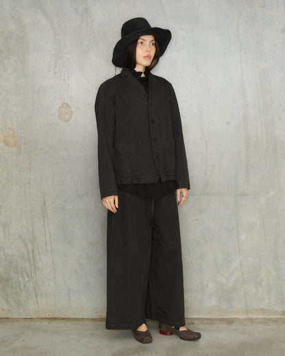 Black Organic Tailored Jacket