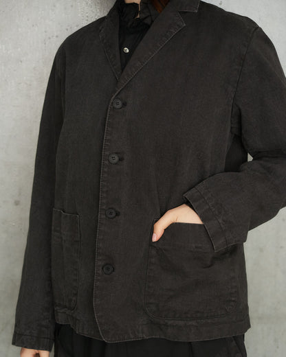 Black Organic Tailored Jacket