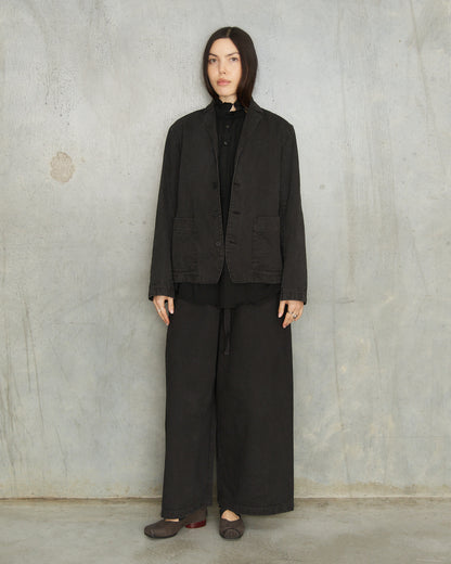 Black Organic Tailored Jacket